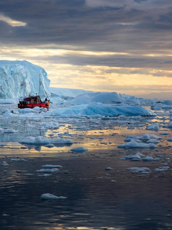 Iceberg alla deriva a Ilulissat, in Groenlandia
